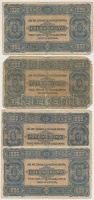1923. 1000K 'Magyar Pénzjegynyomda Rt. Budapest' (4x) T:III-,IV