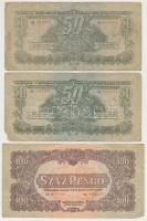 1944. 1P-100P (10x) 'A Vörös Hadsereg Parancsnoksága' T:vegyes