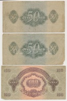 1944. 1P-100P (10x) 'A Vörös Hadsereg Parancsnoksága' T:vegyes