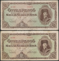 1945. 50P (4x) T:III
