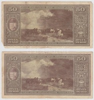 1945. 50P (4x) T:III