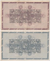 1946. 10db-os vegyes magyar adópengő bankjegy tétel, közte fordított címeres, sorozat- és sorszám nélküli is T:vegyes