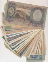 31db-os vegyes magyar pengő és adópengő bankjegy tétel (benne még Ausztria / Szövetséges megszállás 1944. 50gr) T:vegyes