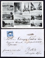 Terjedelmes hagyaték hullámkarton ládában benne sok krajcáros bélyeg különlegességekkel, vésésjavításokkal, lemezhibákkal stb, sok levél, bélyegzés, kevés korábbi klasszikus anyag, továbbá későbbi sorok, bélyegek, értékek,