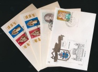 1988 Szent István év 5 klf + 1991 II. János Pál pápa látogatása 5 klf alkalmi boríték
