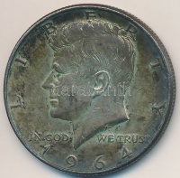 Amerikai Egyesült Államok 1964. 1/2$ Ag 'Kennedy' T:2 patina
USA 1964. 1/2 Dollar Ag 'Kennedy' C:XF patina