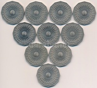 Ausztrália 1977. 50c 'Ezüst jubileum' (10x) T:1-,2
Australia 1977. 50 Cents 'Silver Jubilee' (10x) C:AU,XF