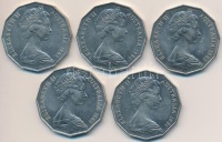 Ausztrália 1981. 50c 'Károly herceg és Diana' (5x) T:2
Australia 1981. 50 Cents 'Lady Diana and Prince Charles' (5x) C:XF