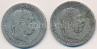 Ausztria 1893-1894. 1K Ag 'Ferenc József' (2x) T:2-,3
Austria 1893-1894. 1 Corona Ag 'Franz Joseph' (2x) C:VF,F