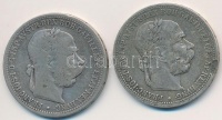 Ausztria 1894-1899. 1K Ag 'Ferenc József' (2x) T:2-,3
Austria 1894-1899. 1 Corona Ag 'Franz Joseph' (2x) C:VF,F