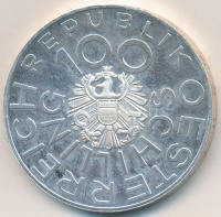 Ausztria 1976. 100Sch Ag 'Johann Nestroy' T:2 (PP)
Austria 1976. 100 Schilling Ag 'Johann Nestroy' C:XF (PP)