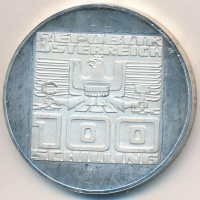 Ausztria 1978. 100Sch Ag '700 éves Gmunden' T:2 (PP)
Austria 1978. 100 Schilling Ag '700th Anniversary of Gmunden' C:XF (PP)