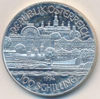 Ausztria 1994. 100Sch Ag 'Ferenc József' T:1- (PP)
Austria 1994. 100 Schilling Ag 'Franz Joseph' C:AU (PP)