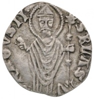 Horvátország / Raguzai Köztársaság ~1400. Grosso Ag (0,84g) T:2- 
Croatia / Republic of Ragusa ~1400. Grosso Ag (0,84g) C:VF