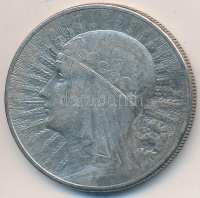 Lengyelország 1932. 10Zl Ag T:2- ph.
Poland 1932. 10 Zlotych Ag C:VF edge error
Krause Y#22