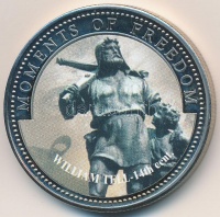 Libéria 2001. 10$ 'Szabadság pillanatai - Tell Vilmos 14. század' multicolor, tanúsítvánnyal T:PP ujjlenyomatos
Liberia 2001. 10 Dollars 'Moments of Freedom - William Tell 14th century' multicolor with certificate C:PP fingerprints