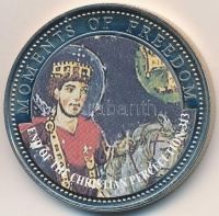 Libéria 2001. 10$ 'Szabadság pillanatai - A keresztényüldözés vége' multicolor, tanúsítvánnyal T:PP felületi karc
Liberia 2001. 10 Dollars 'Moments of Freedom - End of Christian Persecution' multicolor, with certificate C:PP slightly