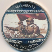 Libéria 2004. 10$ 'Szabadság pillanatai-A sztálingrádi csata 1943.' multicolor tanúsítvánnyal T:PP ujjlenyomatos
Liberia 2004. 10 Dollars 'Moments of Freedom-The siege of Stalingrad 1943.' multicolor with certificate C:PP fingerprint