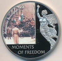 Libéria 2006. 10$ 'Szabadság pillanatai-Magyar Forradalom 1956' multicolor, tanúsítvánnyal T:PP
Liberia 2006. 10 Dollars 'Moments of Freedom-Hungarian Revolution 1956' multicolor, with certificate C:PP