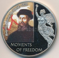 Libéria 2006. 10$ 'Szabadság pillanatai - Magellán a föld körül 1522' multicolor T:PP kis ujjlenyomat
Liberia 2006. 10 Dollars 'Moments of Freedom-Magellan around the world 1522' multicolor C:PP small fingerprint