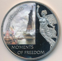 Libéria 2006. 10$ 'Szabadság pillanatai-Szabadságszobor 1886' multicolor T:PP
Liberia 2006. 10 Dollars 'Moments of Freedom-Statue of Liberty 1886' multicolor C:PP