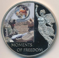 Libéria 2006. 10$ 'Szabadság pillanatai-Afganisztán felszabadítása 2001' multicolor, tanúsítvány T:PP 
Liberia 2006. 10 Dollars 'Moments of Freedom-Global War against Terrorism 2001' multicolor, with certificate C:PP