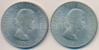 Nagy-Britannia 1965. 1C 'Sir Winston Churchill' (2x) T:2
Great Britain 1965. 1 Commemorative Crown 'Sir Winston Churchill' (2x) C:XF