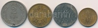 Románia 1924. 2L Cu-Ni + 1930. 10L Ni-sárgaréz + 1939. 1L Ni-sárgaréz + 1942. 5L Zn T:2,2-
Romania 1924. 2 Lei Cu-Ni + 1930. 10 Lei Ni-Brass + 1939. 1 Leu Ni-Brass + 1942. 5 Lei Zn C:XF,VF
