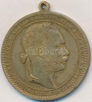 Osztrák-Magyar Monarchia 1889. 'Ferenc József látogatása Berlinben / II. Vilmos' aranyozott fém emlékérem füllel (31mm) T:2 apró ph., fo.
Austro-Hungarian Monarchy 1889. 'Visit of Franz Joseph in Berlin / Wilhelm II' gilt metal medallion