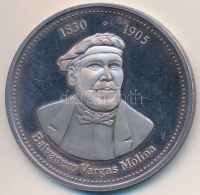Costa Rica 1979. 'Balvanero Vargas Molina 1830-1905' jelzetlen Ag emlékérem (25,2g/40mm) T:2 (PP)
Costa Rica 1979. ' Balvanero Vargas Molina 1830-1905' unmarked Ag commemorative medal (25,2g/40mm) C:XF (PP)
