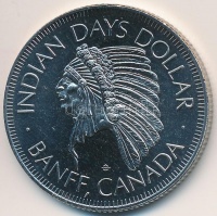 Kanada 1978. 'Indián idők dollárja / Dr. Charlie Bell emlékérme' Ni emlékérme (33mm) T:2 (PP)
Canada 1978. 'Indian Days Dollar / Dr. Charlie Bell memorial coin' Ni commemorative coin (33mm) C:XF (PP)