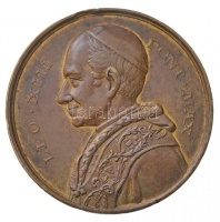 Olasz Államok / Pápai Államok 1893. 'XIII. Leó pápai jubileuma' aranyozott Br emlékérem. Készítő: Filippo Speranza (39mm) T:2- fülnyom, ph.
Italian States / Papal States 1893. 'Papal Jubilee of Pope Leo XIII' gilt Br medal. 'LEO XIII