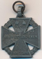 1916. 'Károly - Csapatkereszt' cink kitüntetés mellszalag nélkül T:2
Hungary 1916. 'Karl Troop Cross' zinc decoration without ribbon C:XF