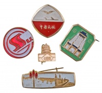 Kína DN 5db klf kínai jelvény T:2
China ND 5pcs of diff Chinese badges C:XF