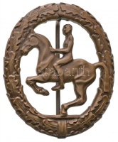 Németország / Weimari Köztársaság ~1930. 'Lovas jelvény' Br jelvény függőleges tűvel, hátoldalán 'STEINHAUER & LÜCK LÜDENSCHEID' gyártói jelzéssel (42x50mm) T:2
Germany / Weimar Republic ~1930. 'Equestrian badge' Br badge with