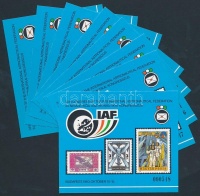 1983/1 Asztronautikai 8 db emlékív vastag papíron (32.000)