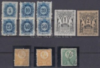 1874 Távírda sor + 1883 3 db újnyomat