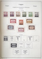 1919-1921 Megszállási gyűjteményrész 20 db KABE albumlapon, garancia nélkül