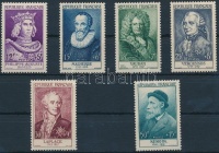 1955 Személyiségek sor Mi 1053-1058