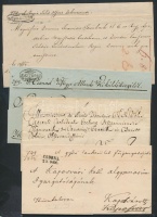 3 db bélyeg előtti + 1 ex offo levél