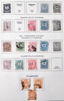 Magyar alapgyűjtemény 1871-1965 sok teljes sorral jó állapotú KA-BE előnyomott albumban, csavaros borítóval