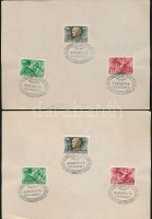 Háború előtti emléklapok, alkalmi bélyegzések, közte sok VISSZATÉRT + néhány modern FDC