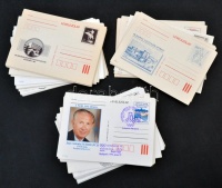 1985-2000 105 db díjjegyes használatlan levelezőlap, több emlékbélyegzővel