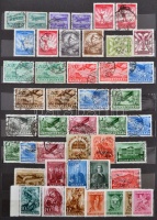 Magyar összeállítás 1874-1960 sorok és értékek + 30 db blokk 8 lapos A/4-es berakóban