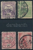 1900 Turul 4 érték 11 1/2 fogazással (18.500)