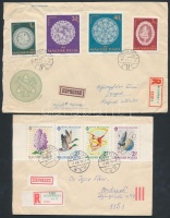 12 db FDC vagy képes bélyegekkel futott levél a 60-as 70-es évekből