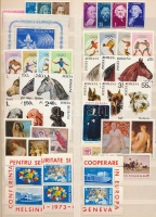 Románia 1958-1993 Motívum sorok 2 db berakólapon (Mi EUR ~120,-)