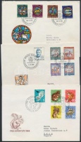 Svájc 1966-1980 18 db FDC (Mi EUR 76,-)