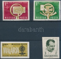 1958-1962 4 klf vágott bélyeg
