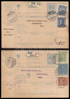 AUSZTRIA 215 db csomagszállító Törökországba az 1910-es évekből / AUSTRIA 215 parcel cards to Turkey from the mid 1910-es